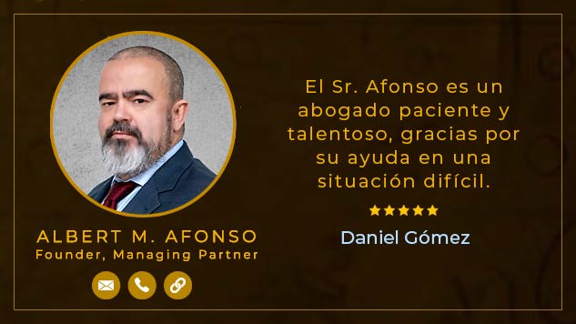 Albert Afonso Testimonial 1